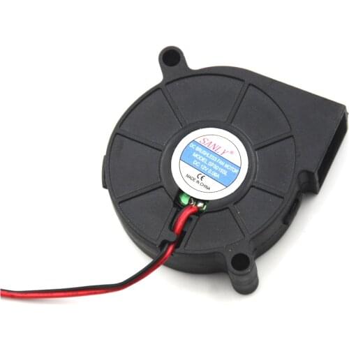 1Pcs DC12V 0.06A Cooling Turbine Blower Fan SF5015SL Snail Fan Silent Blower For Heater Dedicated 50*50*15mm