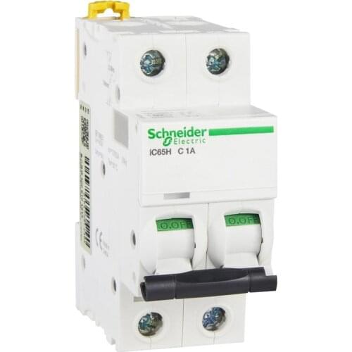 Leakage Protection Electric Circuit Breaker IC65H2PC Type Original AC 1A 2A 4A 6A 40A 50A 60A 10KA Mini IC65H 2P 400VAC