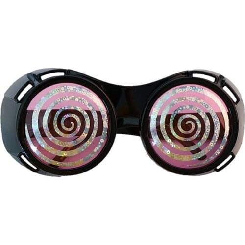 12pcs Funny Glasses Party Decorative Laser Dizzy Eye Glasses Party Holiday Decorations Halloween for Adult Kids Children