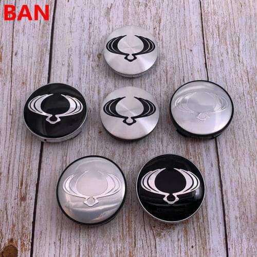 20pcs 56mm or 60mm SsangYong logo car emblem Wheel Center Hub Cap auto Rim refit dust-proof badge covers Creative sticker