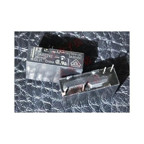 5PCS F3AA024E F3AA005E F3AA012E 5V 12V 24V DIP4 Power Relay 5VDC 12VDC 24VDC