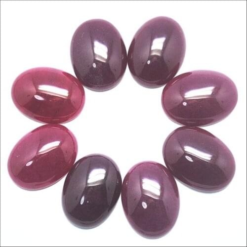 6pcs factory selling wine jadee stone cabochons size 15x20mm natural semi precious stone beads accessories top beads parts diy