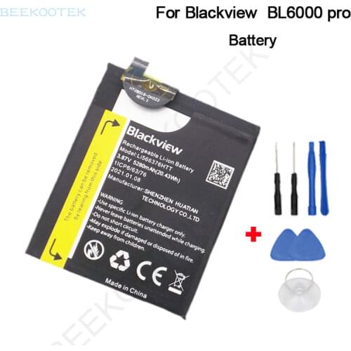 New Original Blackview BV6600 Phone Battery 8580mAh accessory parts For Blackview BV6600 Helio A25 5.7inch Android 10 Smartphone