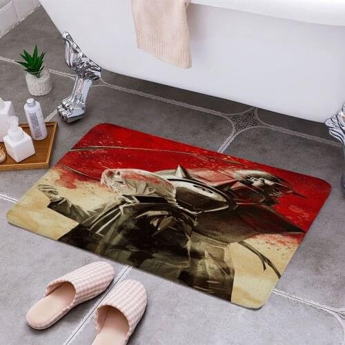 Fullmetal Alchemist Cheaper Anti-slip Modern Area Rugs Living Room Balcony Bathroom Printed Carpet Doormat Hallway Bath Mat