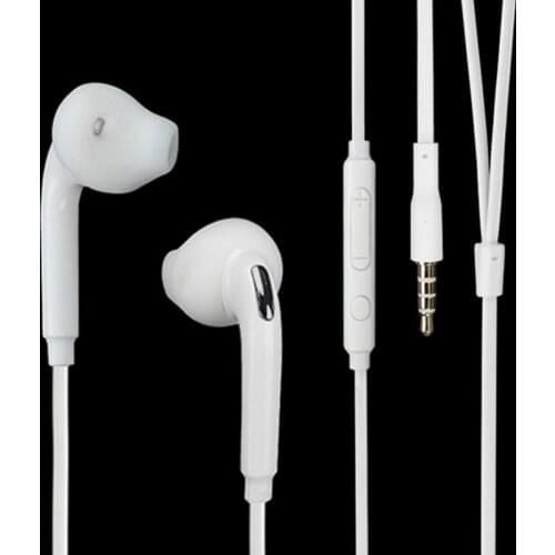 3.5mm jack Headset Earphone Mic Remote Volume Control for Samsung Galaxy S6 Edge S5 S4 Note 5 4 3 Handfree Headphone Earbuds