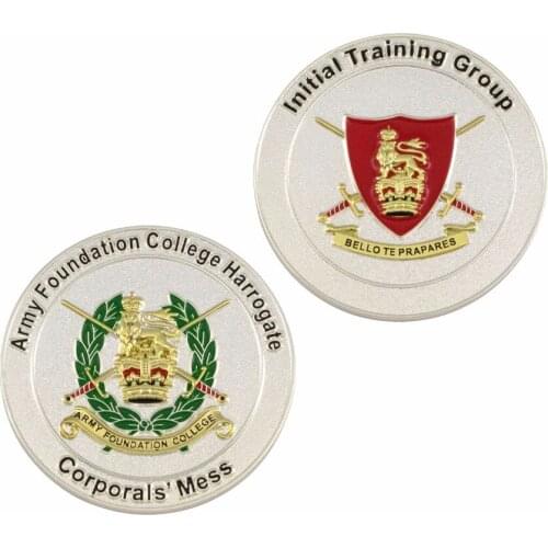 Personal Design Award Military Coin cheap custom Iron Coin Lock Trolley Navy Challenge coins