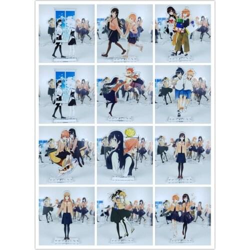 HOT Eventually, I Will Become Yours Bloom Into You Acrylic BL Stand Nanami Touko Saeki Sayaka Figure Model Anime Desk Decor Toy