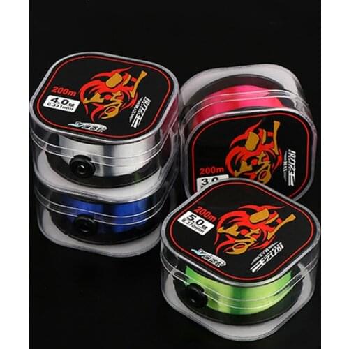 Best Monofilament Nylon Fishing Line 200m Not Fluorocarbon sinking high Abrasion Resistance stretchable Fishing Accessories