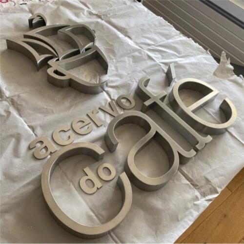 Factory Outlet Outdoor Metal letters for shop name