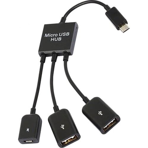 3 in 1 Micro USB OTG Cable Data Transfer Micro USB Male to Female Adapter Game Mouse Keyboard Adapter Cable For Samsung Huawei