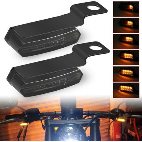 2pcs Mini Motorcycle LED Turn Signal Lamp Sequential Flowing Indicator Light intermitentes moto for Honda for Yamaha for Suzuki