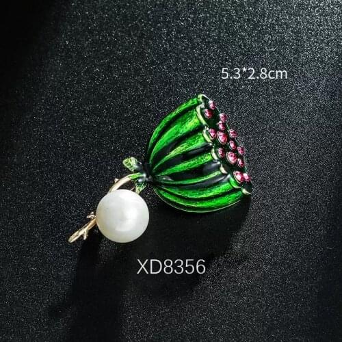 Fashion Brooch Plant Flower Fish anti-light fixed pin simple style suit shirt super matching accessories