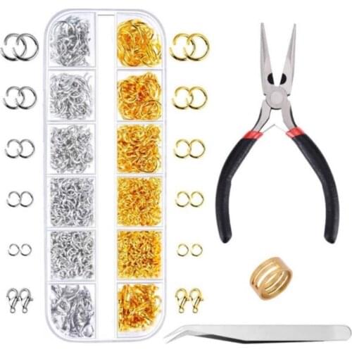 REGELIN DIY Handmade kit 1Set Jewelry accessory Kit Findings/ Lobster Clasps/Pliers/Jump Rings Fit Jewelry Accessories for DIY