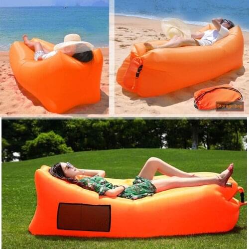 Camping inflatable Sofa lazy bag 3 Season ultralight down sleeping bag air bed Inflatable sofa lounger trending products