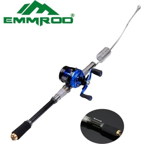 2016 New Emmrod Stainless Packer Bait casting Fishing Rod Combo Casting Pole Ocean Boat Fishing Rod Ocean Rock Fishing