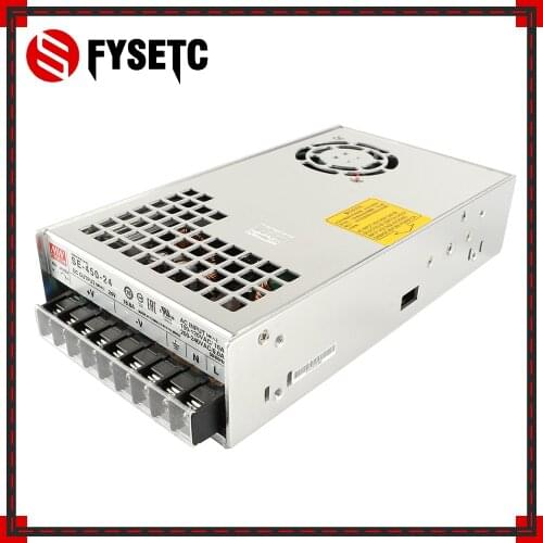 Top Quality BLV MGN Cube 3D Printer Power Supply Geniune Meanwell PSU SE-450-24 24V 18.8A 450W For BLV MGN Cube 3D Printer Parts