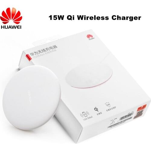Original Huawei Wireless Charger P30 P40 15W Quick Charge Adapter Type C Cable For Mate 20 RS 40 30 Pro iPhone 12 11 Pro Max 8