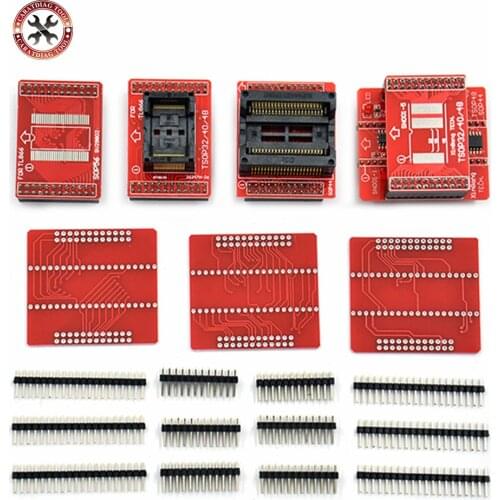 100% Original TSOP32 TSOP40 TSOP48 SOP44 SOP56 adapter Sockets for MiniPro TL866II Plus TL866A TL866CS Universal Programmer