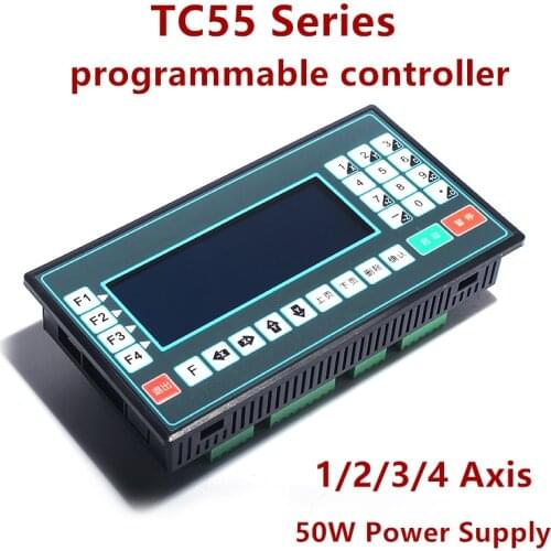 1-4 axis TC55 TC5510 Programmable Controller Step Servo Motor Controller CNC Bench Drill Punch Feed