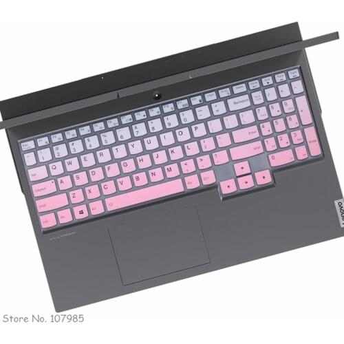 Silicone Keyboard Cover Protector Skin For 15.6 Inch Lenovo Legion 5 5i 5p 5pi 15 2020 R7000 Y7000P Y7000 Legion5 Laptop 15 inch