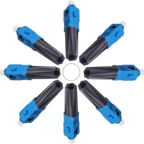 Factory price100PCS/Lot Original 3M SC UPC Fiber Optic Singlemode Fast Connector Embedded SC 55mm Optical fiber quick Connector