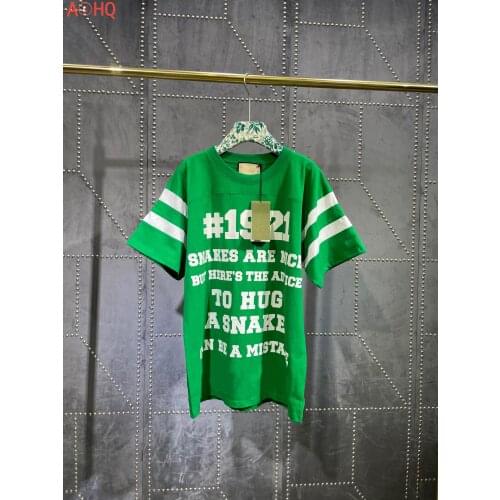 2021 New Spring Summer High-End Luxury Brand Design Printing Letter Blind For Love 25 Printing Blue Womans T-Shirt 50409