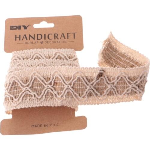 1mx4.2cm Twine Twisted Jute String Rope for Art Craft Wedding DIY