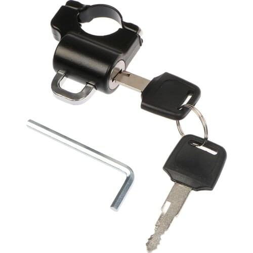 1 pcs Electric Handlebar Helmet Lock Universal Motorcycle Helmet Lock Anti-theft Lock