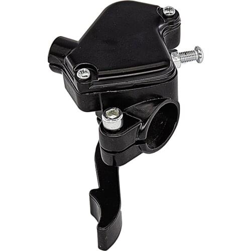 1PC Mini Moto Quad Bike ATV Double Thumb Throttle Twin Handle Brake Lever Front Hand Brake Accelerator Black