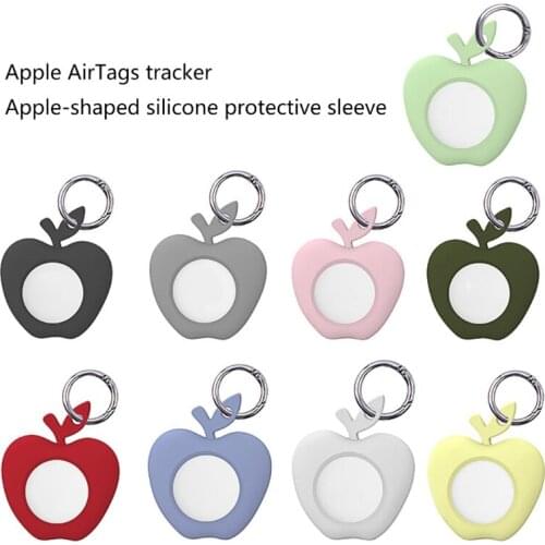 448F Multi Colour Protector Anti-Drop Anti-Lost Tracker Protective Cover Silicone All-Inclusive Case Compatible with Airtags