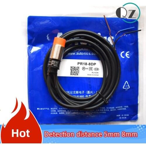 5PCS PR18-8DP PR18-8DN PR18-5DP PR18-5DN PR12-2DN PR12-4DN PR30-15DN Autonics Proximity Switch Sensor New High-Quality