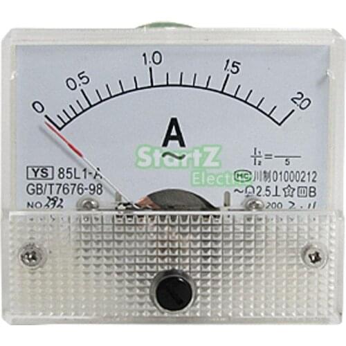 AC Analog Meter Panel 2A AMP Current Ammeters 85L1 0-2A Gauge