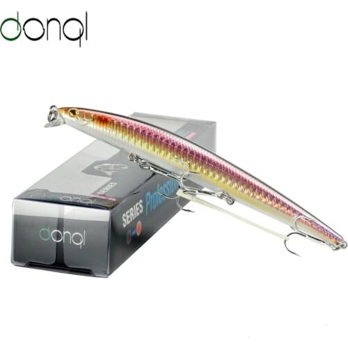 DONQL 1PCS Minnow Floating Fishing Lure Wobbler 145mm 19g Hard Bait Artificial 3D Eye Plastic Crankbait Treble Fishing Hook Lure