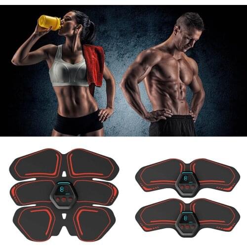 Electro Muscle Stimulation Abdominal Stimulator Electroestimulador Muscular Hip Trainer Body Slimming Fitness Massage Belt Home
