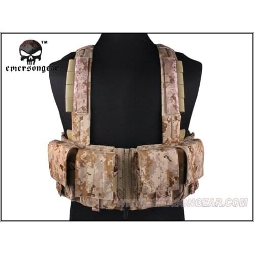 EMERSON LBT1961K Style7.62 Tactical Chest Rig Military Combat Vest AOR1 EM2978A