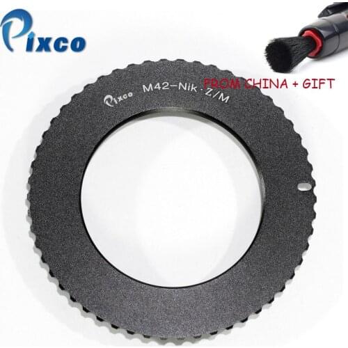 ADPLO For M42-Nik Z/M Ultra-slim Lens Mount Adapter Ring for M42 Lens to Nikon Z Mount Camera Nikon Z6 Nikon Z7