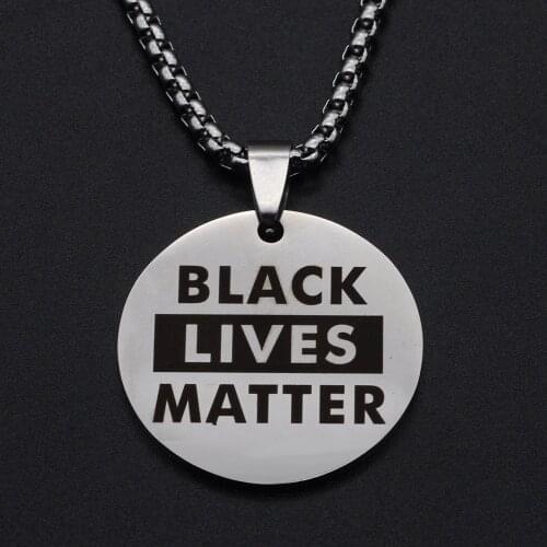 Lyvior Personality Hip Hop Round Necklace 20 in. Polished Chain for Men Stainless Steel Anniversary ValentineS Day Jewelry Gift