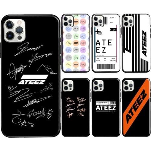 ATEEZ Fashion Soft Cover For iPhone 12 11 Pro Max X XR XS Max 5S SE 2020 8 7 Plus 12 Mini Phone Case