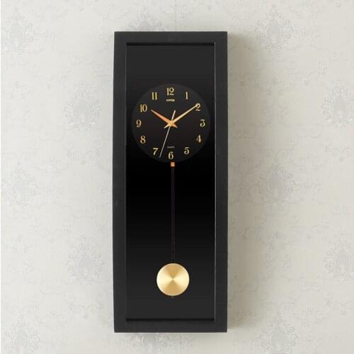 Large Pendulum Wall Clock Nordic Modern Design Creative Simple Clock Wall Clocks Living Room Montre Murale Home Decor ZB5WC