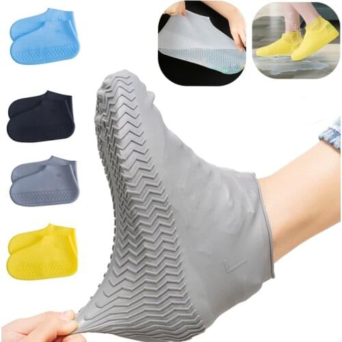 Boots Waterproof Shoe Cover Silicone Material Unisex Shoes Protectors Rain Boots for Indoor Outdoor Rainy Days Reusable