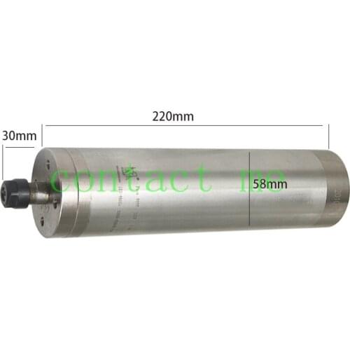 Engraving machine spindle Woodpecker 58mm 800W water-cooled spindle motor, high-speed spindle motor, 400hz 24000rpm