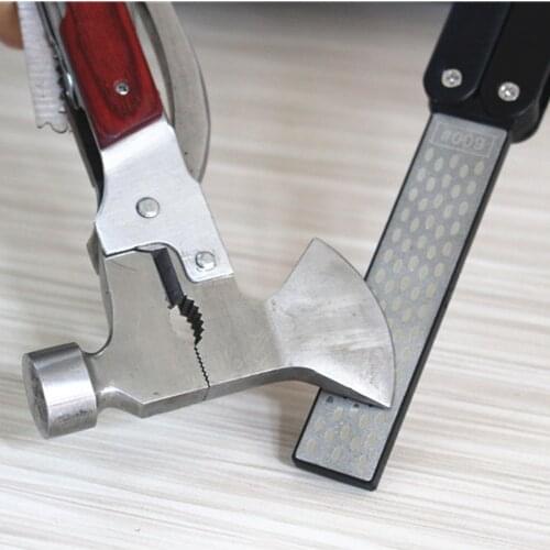 Fold Pocket Professional Kitchen Sharpener Diamond knife Sharpener Double Sided Folded Grindstone Knife Sharpener for Outdoor