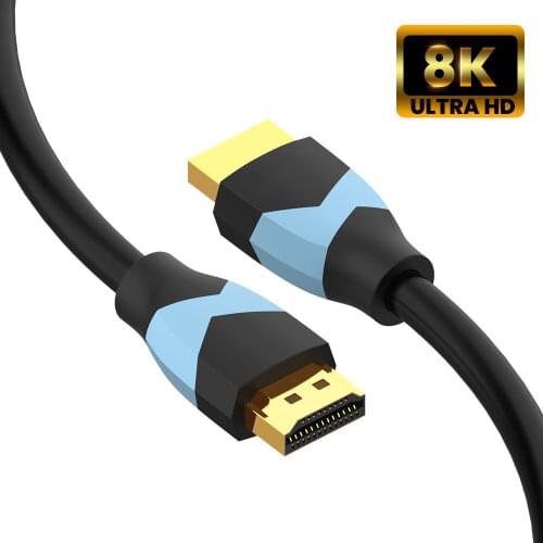 HDMI-compatible 2.1 Cable 8K HD High Speed 8K 60Hz VRR HDR 48Gbps Cable Splitter For Video PC Laptop TV Box PS4 DP