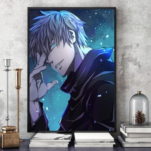 Sukuna Satoru Gojo Jujutsu Kaisen Anime Modern Art Canvas Painting Posters and Prints Wall Art Pictures for Living Room Decor