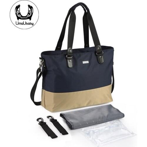 UmaUbaby Diaper Bag Waterproof One-Shoulder Messenger Nylon Mommy Bag Multifunctional Large-Capacity Stroller Maternity Backpack