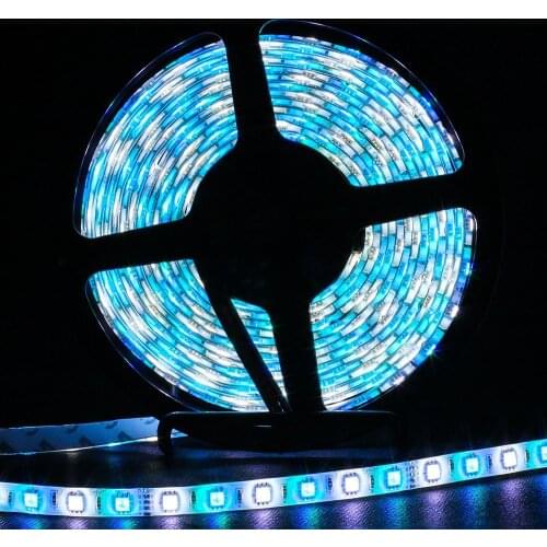 Super Bright 5M RGBW RGBWW Led Strip Light 5050 SMD DC 12V 300Leds Waterproof / Non-Waterproof RGBWhite / Warm White Led Tap