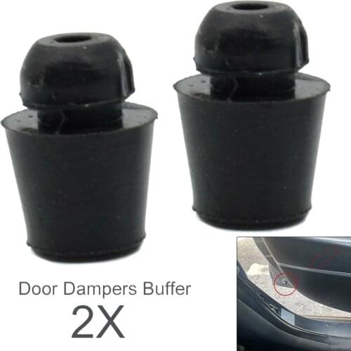 Universal 2Pcs Car Door Dampers Buffer Pad Cover Rubber Anti Shock Door Protection Shock-absorbing Gasket For Hyundai BMW