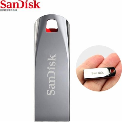 100% Original Sandisk CZ71 USB Flash Drive 16GB 32GB mini pen drives 2.0 pendrives 64GB USB Stick Support Official Verify