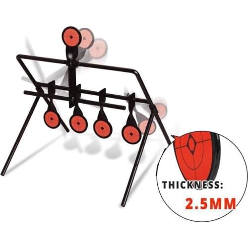 Wind Chimes Shooting Targets Metal Automatic Reset Rotating Outdoor Hunting Practice Shooting Target Tactical