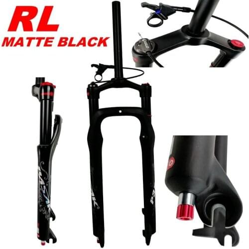 MTB Moutain 26inch Bike Fork Fat bicycle Fork Air Gas line Locking Suspension Forks Magnesium Aluminium Alloy 26"4.0"Tire 135mm